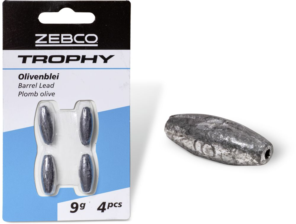 ZEBCO TROPHY SCHUIFLOOD (6GR 6 STUKS)